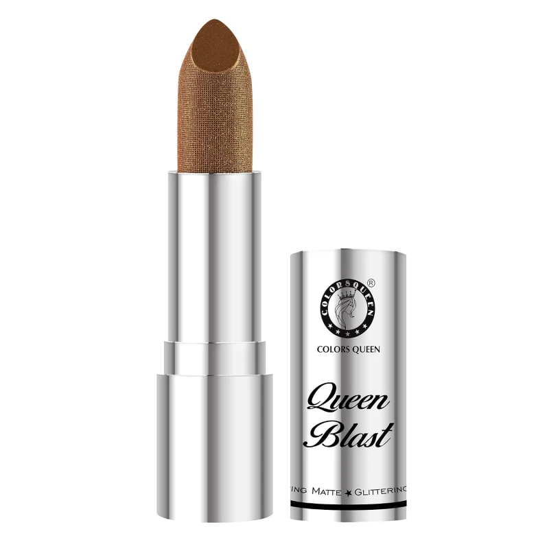 Colors Queen Queen Blast Shimmer Glitter Lipstick (03 - Chocolates) thumbnail 4